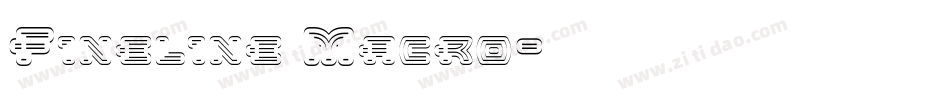 Fineline Macro字体转换